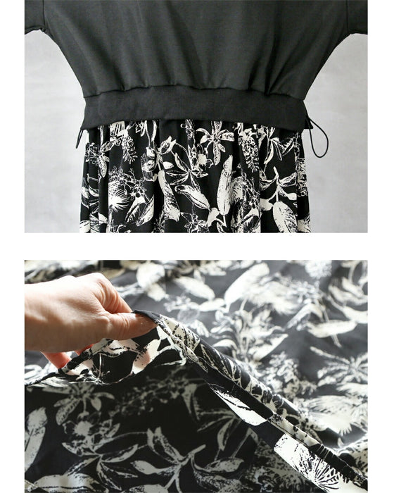 一枚でキレイに決まるドッキングワンピース