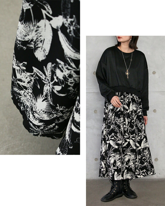 一枚でキレイに決まるドッキングワンピース