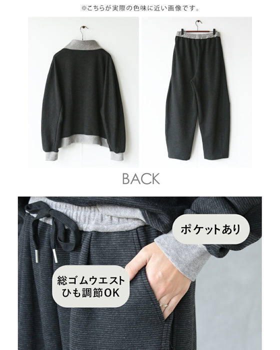 着るだけでサマになるモードカジュアルな万能セットアップ