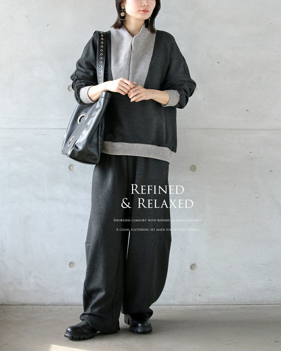 着るだけでサマになるモードカジュアルな万能セットアップ