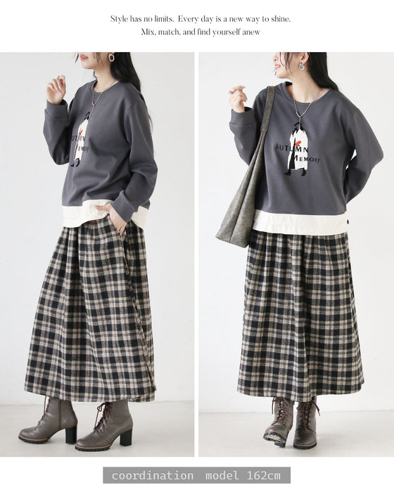 大人心をくすぐる、遊びゴコロを。異素材スウェットトップス