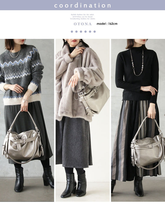 どんな装いにもすっと馴染む 大人の万能バッグ