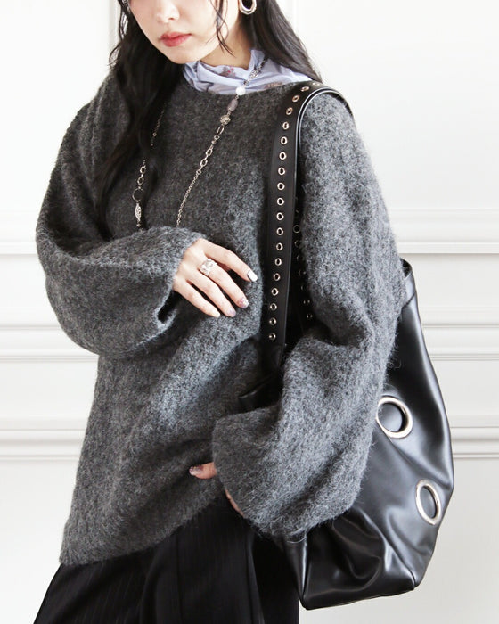 美シルエット どんなコーデにもそっと馴染む着回しニット