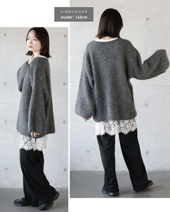 美シルエット どんなコーデにもそっと馴染む着回しニット