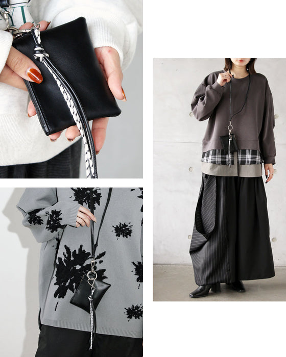 アクセサリー感覚でシャレる 万能ミニポーチネックレス