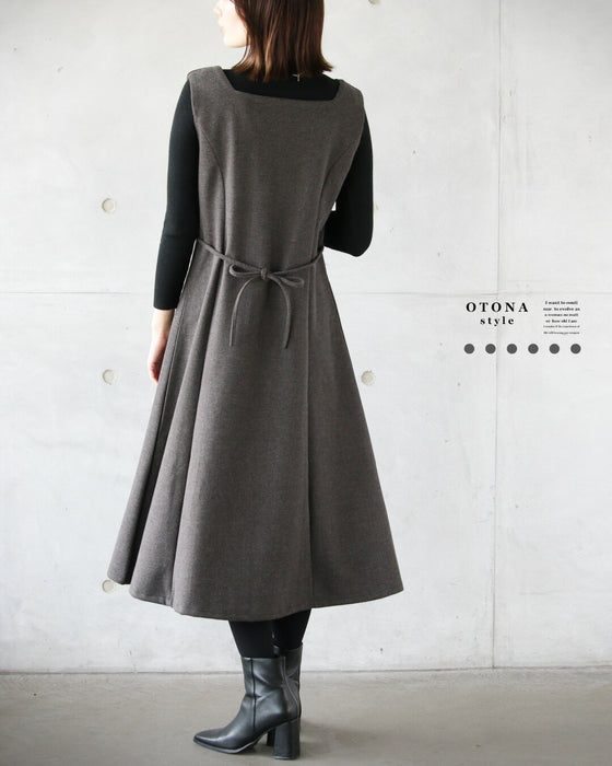 クラシカルに品よく。即コーデが完成。ワンピース&トップス 2点セット