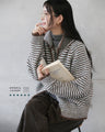 羽織りにもトップスにも使える コスパ最強のボーダーニットカーディガン