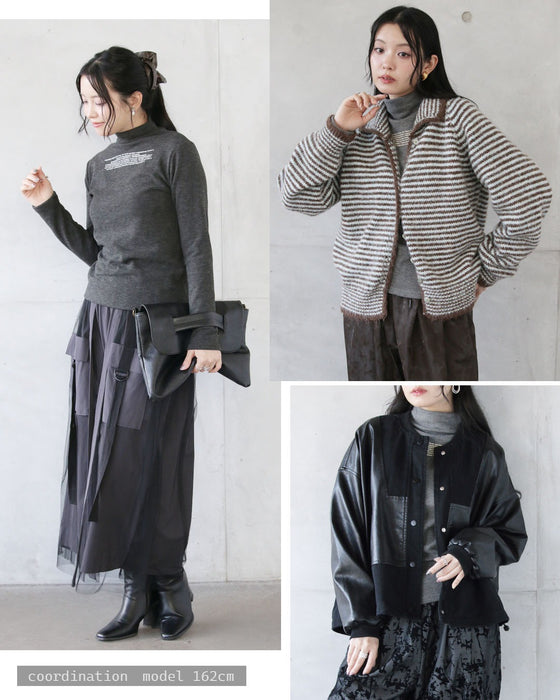 着た瞬間から、ぬくもりに包まれる やわもち裏起毛の大人ロゴトップス