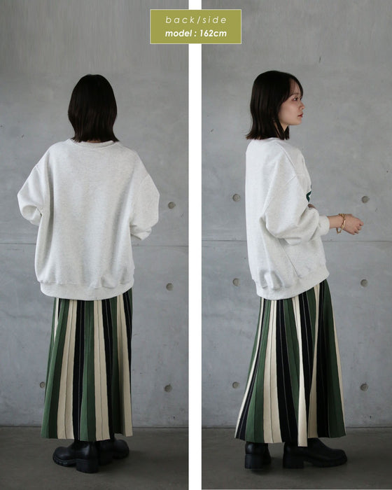 大人コーデにちょうどいい可愛さ 遊び心あるワンちゃんスウェット