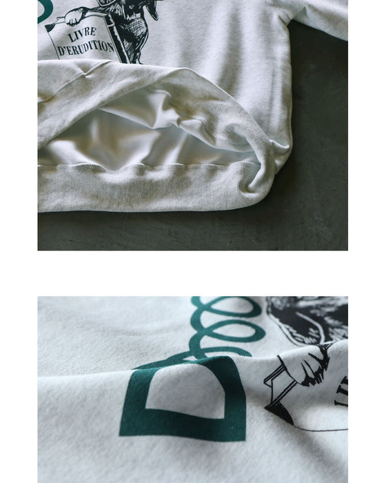 大人コーデにちょうどいい可愛さ 遊び心あるワンちゃんスウェット