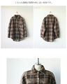 ゆるっと大人可愛い チェック柄ボアシャツアウター