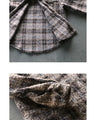 ゆるっと大人可愛い チェック柄ボアシャツアウター