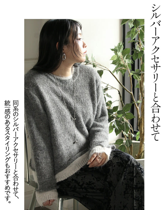 好みで長さをアレンジ！ニュアンスチェーンネックレス