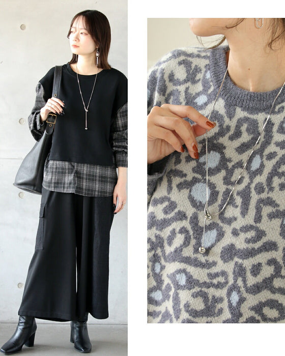 好みで長さをアレンジ！ニュアンスチェーンネックレス