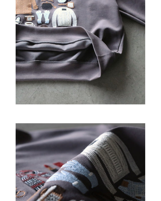 「好き」を詰め込んだ 冬の刺繍スウェット