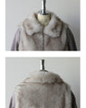 品のある華やぎを。ブルゾンにもベストにも。 気楽に袖が外せる2wayファーニットアウター