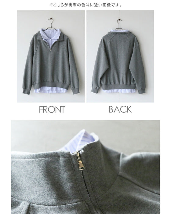 重ね着いらずでサマになるドッキングトップス