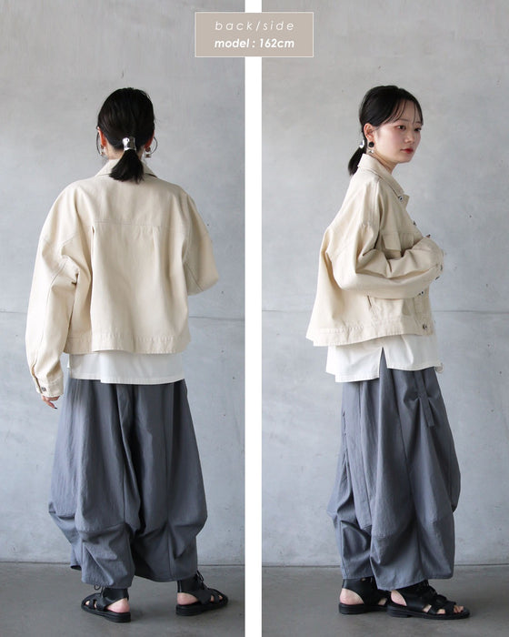 やわらかな余白をまとう ホワイトデニムジャケット