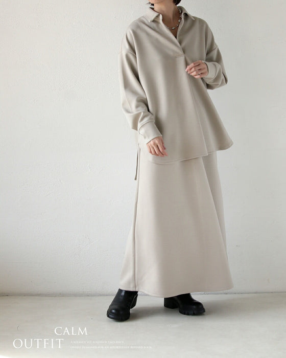 きちんと見えする大人のための抜け感セットアップ