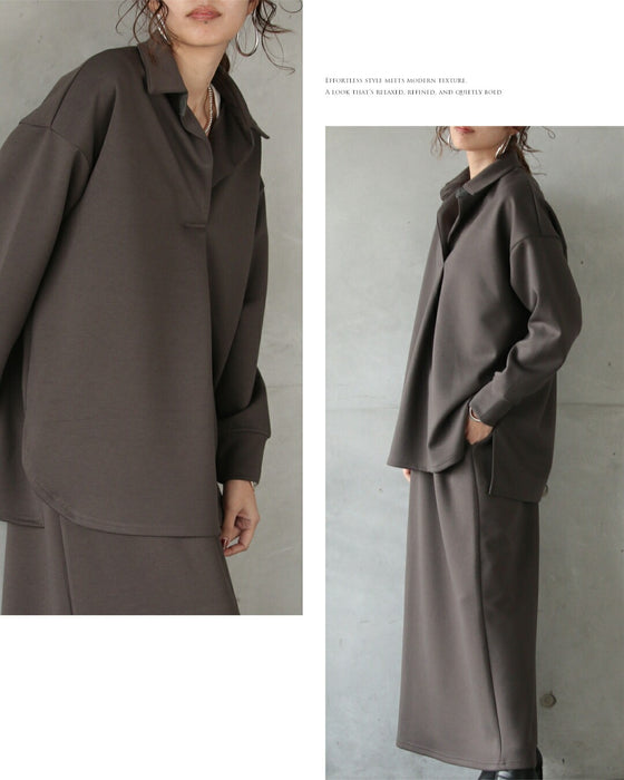 きちんと見えする大人のための抜け感セットアップ