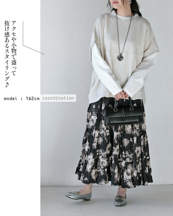 着るだけで「今どき感」叶う レイヤード風ドッキングトップス