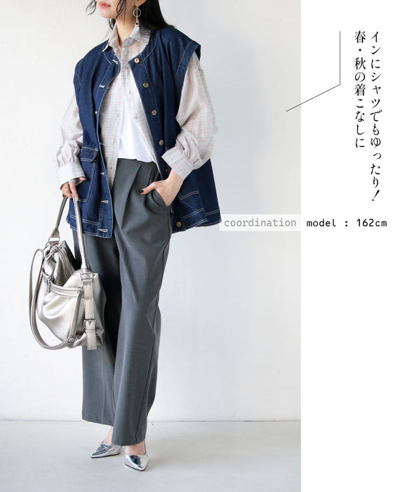 着こなしに選択肢を。袖を外せる 2wayデニムジャケット