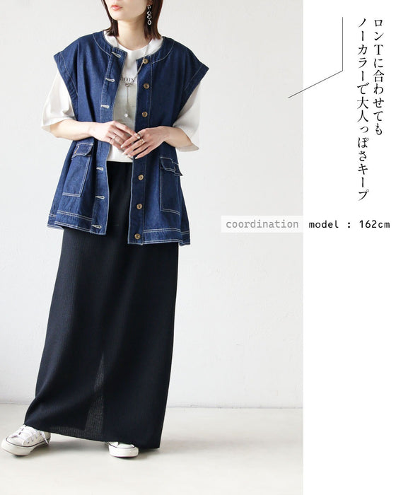着こなしに選択肢を。袖を外せる 2wayデニムジャケット
