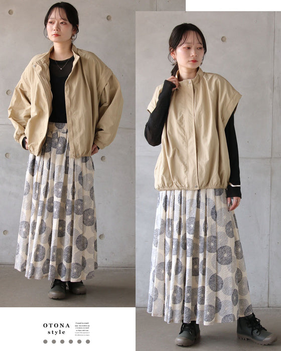 外せる袖で、季節をまたぐ。撥水2WAYアウター