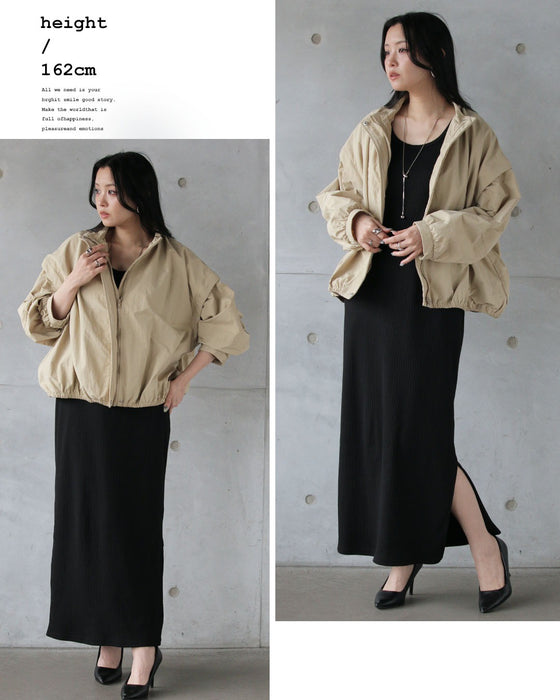 外せる袖で、季節をまたぐ。撥水2WAYアウター
