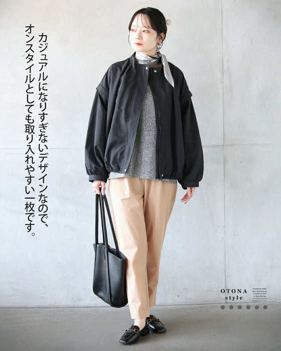 外せる袖で、季節をまたぐ。撥水2WAYアウター