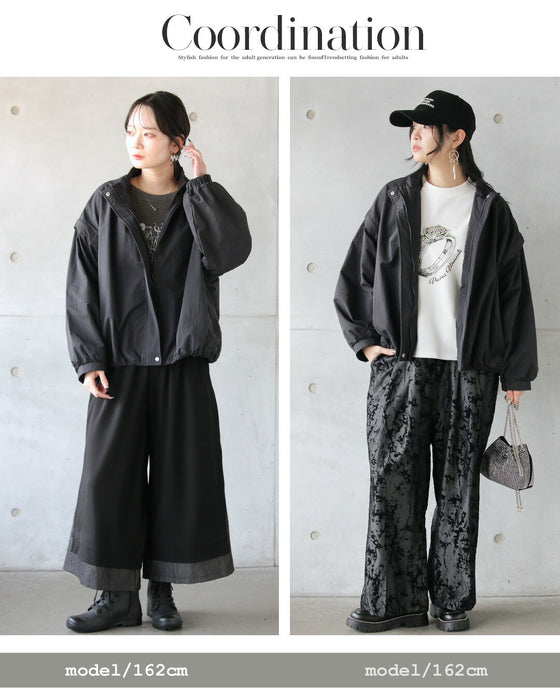 外せる袖で、季節をまたぐ。撥水2WAYアウター