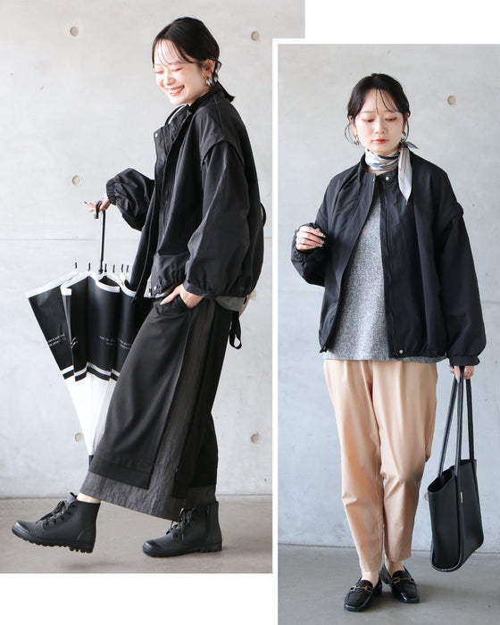 外せる袖で、季節をまたぐ。撥水2WAYアウター