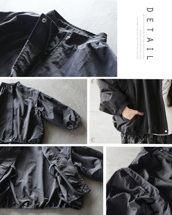 外せる袖で、季節をまたぐ。撥水2WAYアウター