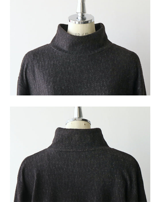 空気のように纏える極上タッチの配色ニットトップス