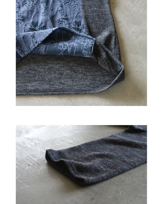 「モード可愛い」と「細見え」が叶う 花柄モード切替トップス