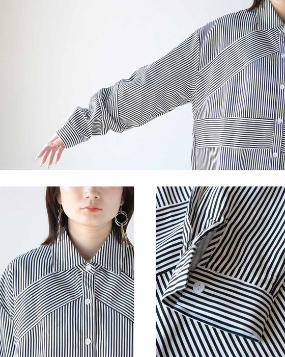 ただのストライプじゃない！ストライプデザインシャツ