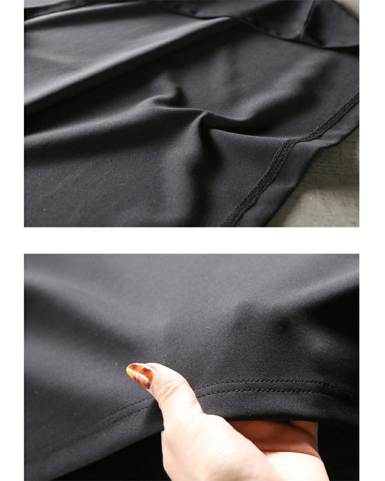 袖で魅せる気品漂う上質ワンピース