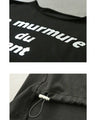 クシュッと絞って こなれ見え ドロストロゴTシャツ