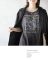 パリの空気を纏う。メッシュ重ねの刺繍デザインTシャツ