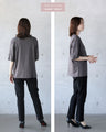 パリの空気を纏う。メッシュ重ねの刺繍デザインTシャツ