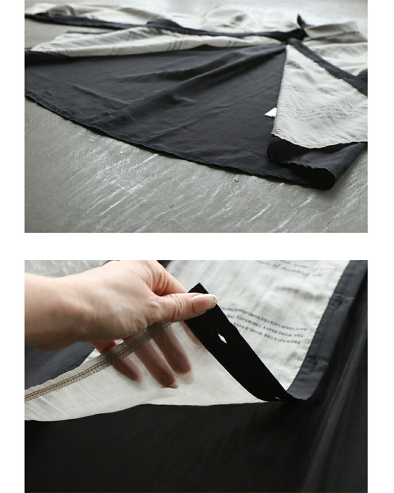 エッジの効いた主役級。英文字モードシアーシャツ