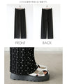 ラクなのに美脚な佇まいドットプリーツパンツ