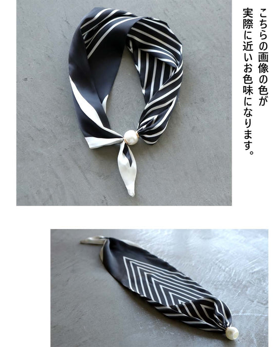 留めるだけで華やぐ、マグネットスカーフ