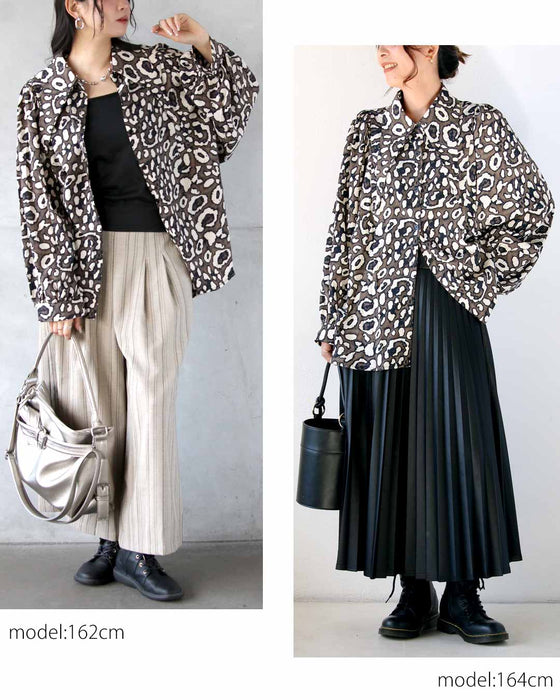 “柄で魅せる”アートな襟シャツ