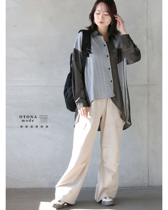 テクニックなしで、着るだけでカッコいい変形シャツ