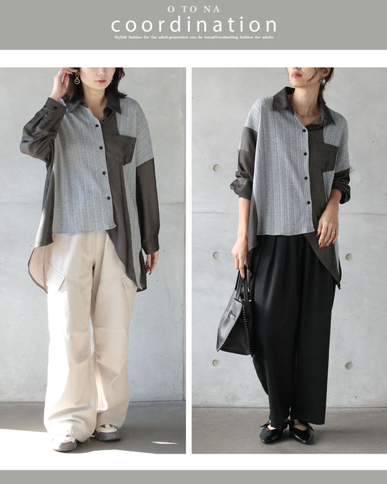 テクニックなしで、着るだけでカッコいい変形シャツ