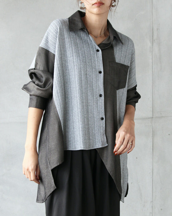 テクニックなしで、着るだけでカッコいい変形シャツ