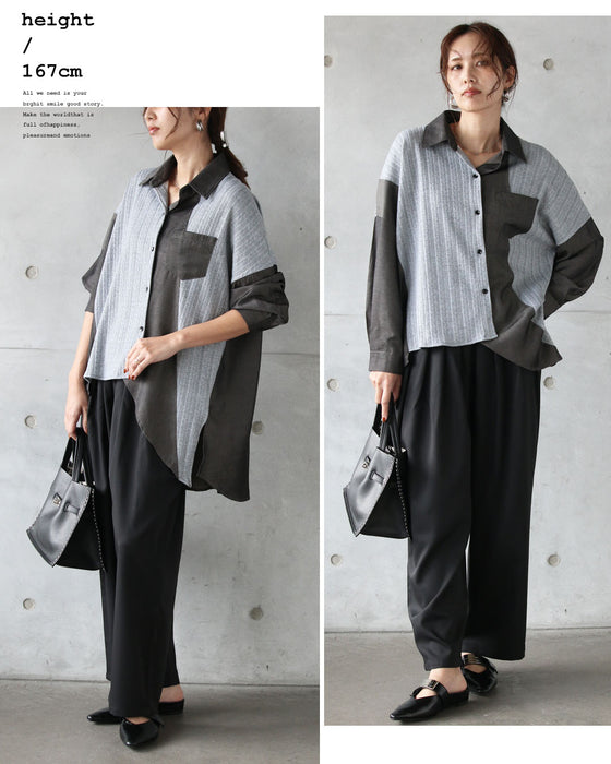 テクニックなしで、着るだけでカッコいい変形シャツ