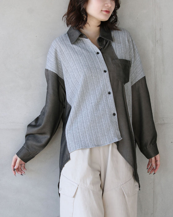 テクニックなしで、着るだけでカッコいい変形シャツ