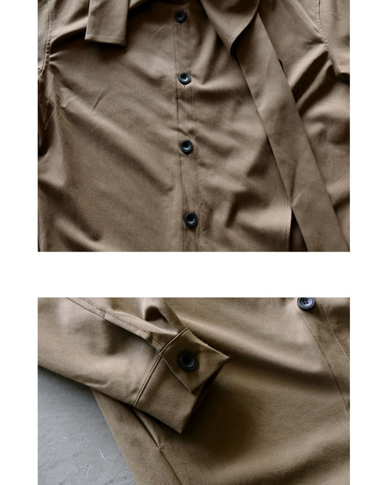 この1枚で様々な表情を生む 大人の変形トレンチコート